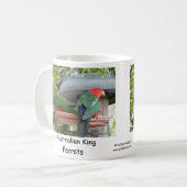 Australische King Parrots Koffiemok (Voorkant links)