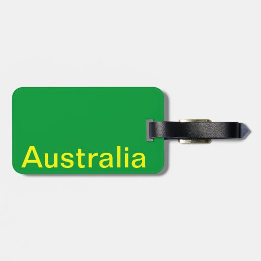 Australische koala en baby bagagelabel (Achterkant horizontaal)