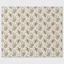 Australische koala's, kookaburra's en inheemse flo cadeaupapier