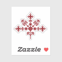 Australische koks - Boom van het licht Letse symbo Sticker