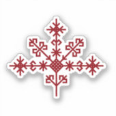 Australische koks - Boom van het licht Letse symbo Sticker (Voorkant)