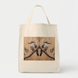 Australische Kookaburra in een boom Wildlife Art Tote Bag