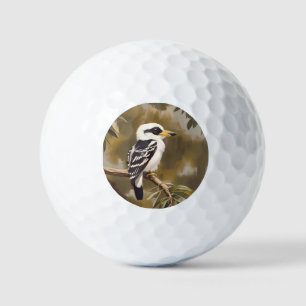 Australische Kookaburra schilderij, Golfballen