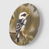 Australische Kookaburra schilderij, Grote Klok (Hoek)
