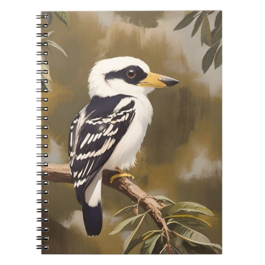 Australische Kookaburra schilderij, Notitieboek (Voorkant)