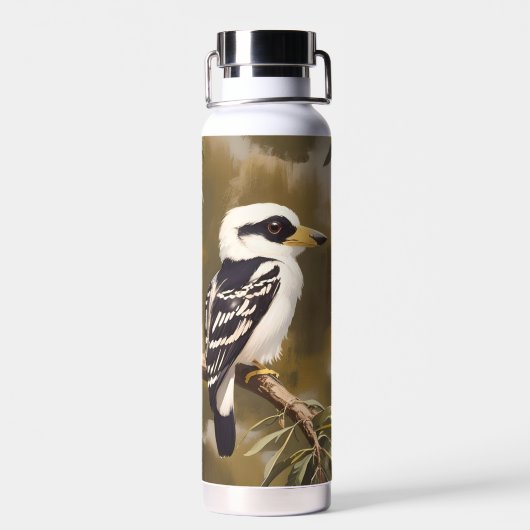Australische Kookaburra schilderij, Waterfles (Achterkant)