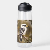 Australische Kookaburra schilderij, Waterfles (Voorkant)