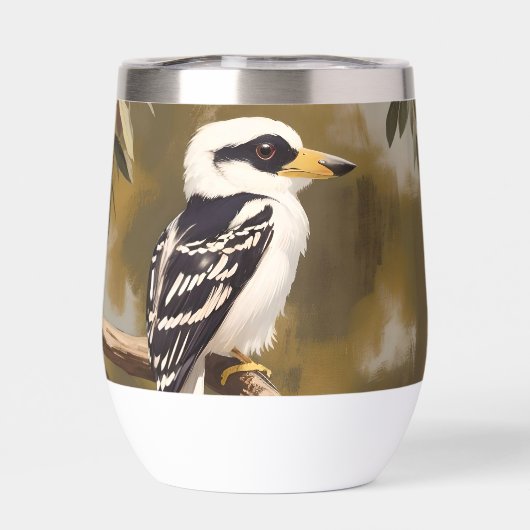 Australische Kookaburra-schildering, (Achterkant)