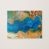 Australische koraalriffen legpuzzel (Horizontaal)