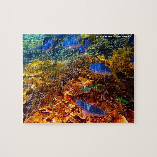 Australische koraalriffen legpuzzel (Horizontaal)