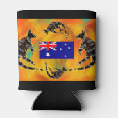 AUSTRALISCHE KUNST BLIKJESKOELER (Achterkant)