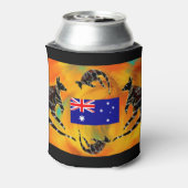 AUSTRALISCHE KUNST BLIKJESKOELER (Blikje Achterkant)