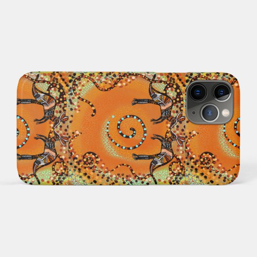 AUSTRALISCHE KUNST Case-Mate iPhone CASE (Achterkant (horizontaal))