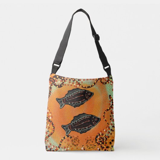 AUSTRALISCHE KUNST CROSSBODY TAS (Voorkant)