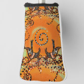 AUSTRALISCHE KUNST GOLFHEADCOVER (Draai 90)