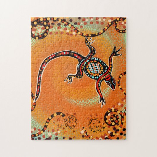 AUSTRALISCHE KUNST                   LEGPUZZEL (Verticaal)