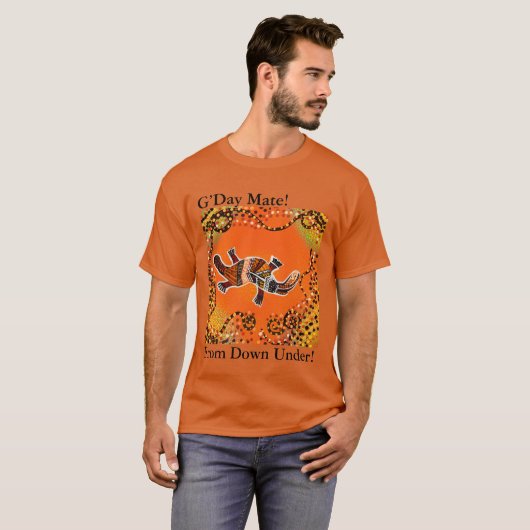AUSTRALISCHE KUNST T-SHIRT (Voorkant volledig)