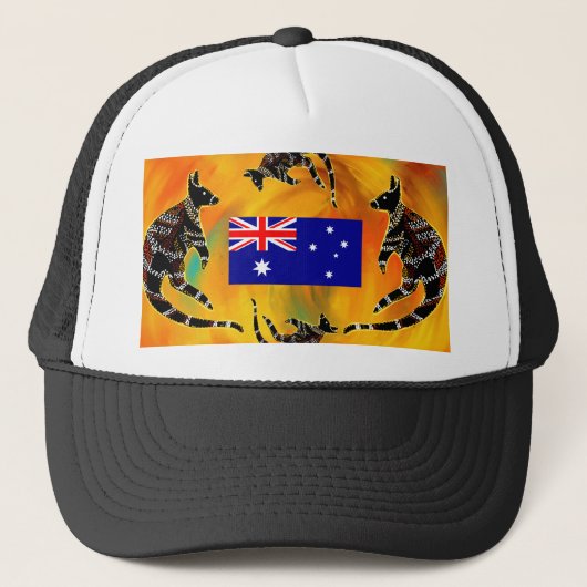 AUSTRALISCHE KUNST  TRUCKER PET (Voorkant)