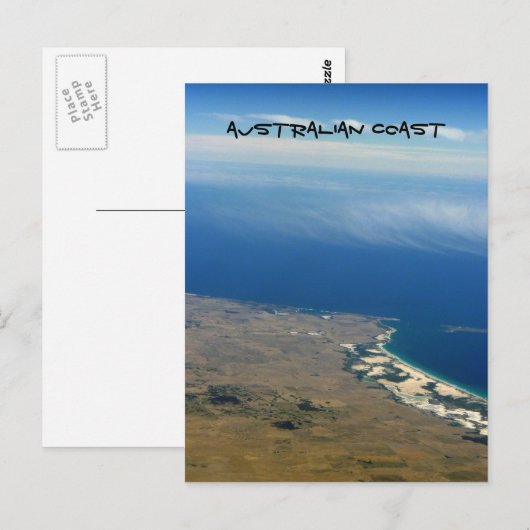 Australische kust briefkaart (Voorkant / Achterkant)