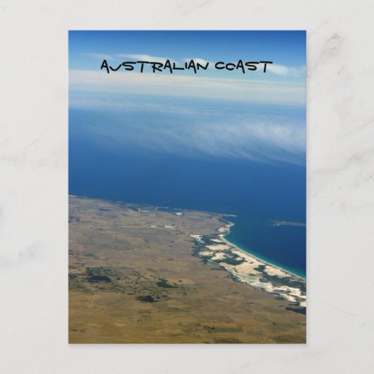 Australische kust briefkaart (Voorkant)