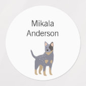 Australische labels met waterdichte veestapels (Design 1)