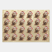 Australische Labradoodle 1 vakantie-editie Inpakpapier Vel (Voorkant 2)