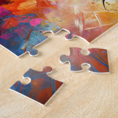 Australische Labradoodle Hond Acryl Print Legpuzzel (Zijkant)