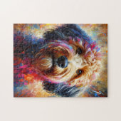 Australische Labradoodle Hond Acrylprint Legpuzzel (Horizontaal)