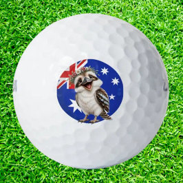 Australische Lachvogel Kookaburra    Golfballen