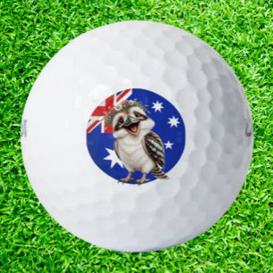 Australische Lachvogel Kookaburra Golfballen