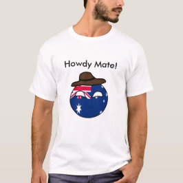 Australische landenbedekking t-shirt
