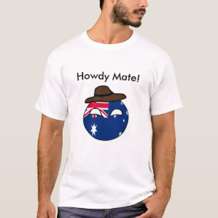 Australische landenbedekking t-shirt