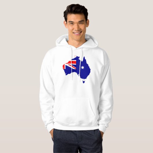Australische landenvlag hoodie (Voorkant volledig)