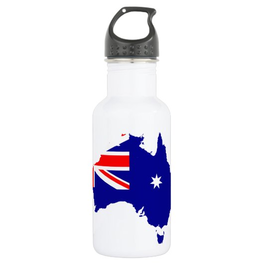 Australische landenvlag waterfles  (Voorkant)