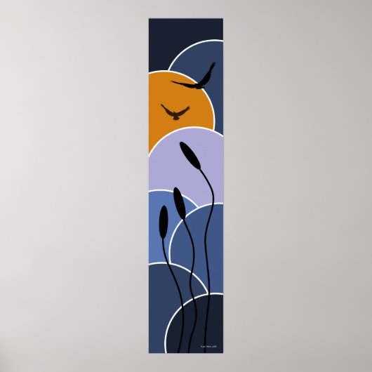 Australische landschappen 1 Premium Matte Canvas a Poster (Voorkant)