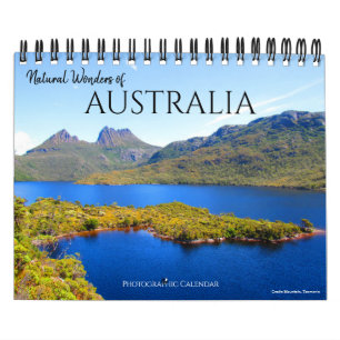 Australische landschappen 2025 (met locaties) Klei Kalender