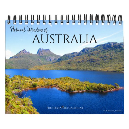 Australische landschappen 2025 (met locaties) Klei Kalender (Hoes)