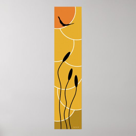 Australische landschappen 2 Premium Matte Canvas a Poster (Voorkant)