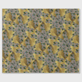 Australische Leatherwood Blossom op Golden Bark Cadeaupapier (Vlak)