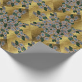 Australische Leatherwood Blossom op Golden Bark Cadeaupapier (Hoek)