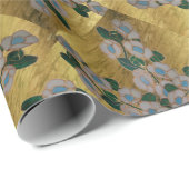 Australische Leatherwood Blossom op Golden Bark Cadeaupapier (Rol Hoek)