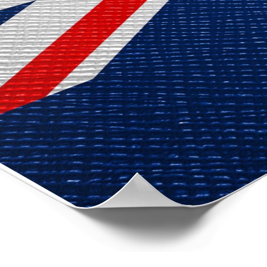 Australische ledervlag poster (Hoek)