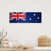 Australische ledervlag poster (Keuken)