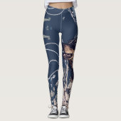 Australische leggings van Cattle Dog gedrukt. (Voorkant)