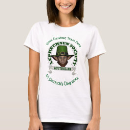 Australische leprechaun douane St Patrick's day T-shirt