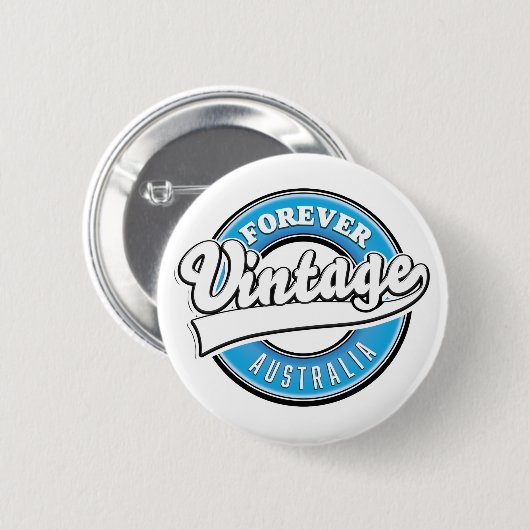  Australische logo Ronde Button 5,7 Cm (Voorkant /achterkant)