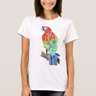 Australische Macaw Parrot Aquarel kunst T Shirt