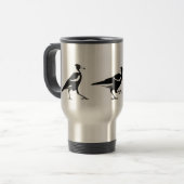 Australische magpie thermale tumbler reisbeker (Voorkant links)