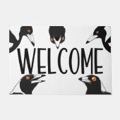 Australische magpie welkome mat (Voorkant)