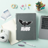 Australische magpie wil sticker voor knuffels (iPad Cover)